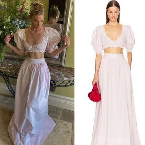 Elegant Light Pink Women's Skirt